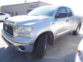 2007 TOYOTA TUNDRA LIMITED LIGHT GRAY EXTENDED CAB 5.7L AT 4WD Z18381